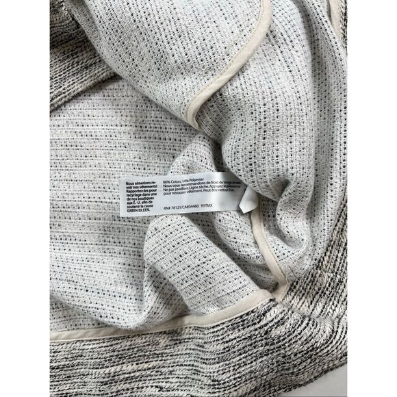 Eileen Fisher Textured Knit Button Front Coat Cardigan Jacket Size Large Grey - Picture 7 of 14